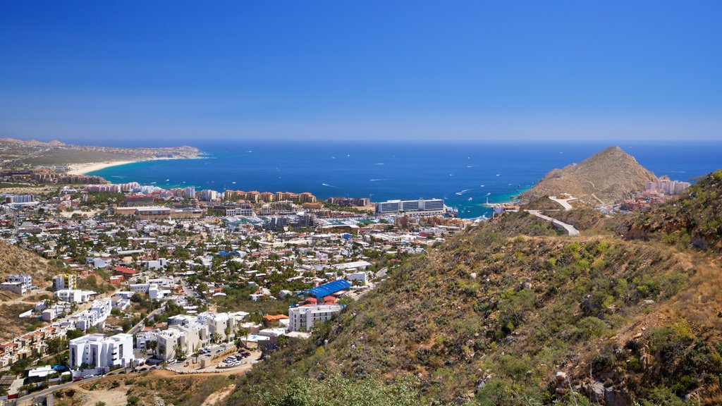 Cerro de la Z featuring a coastal town, landscape views and general coastal views