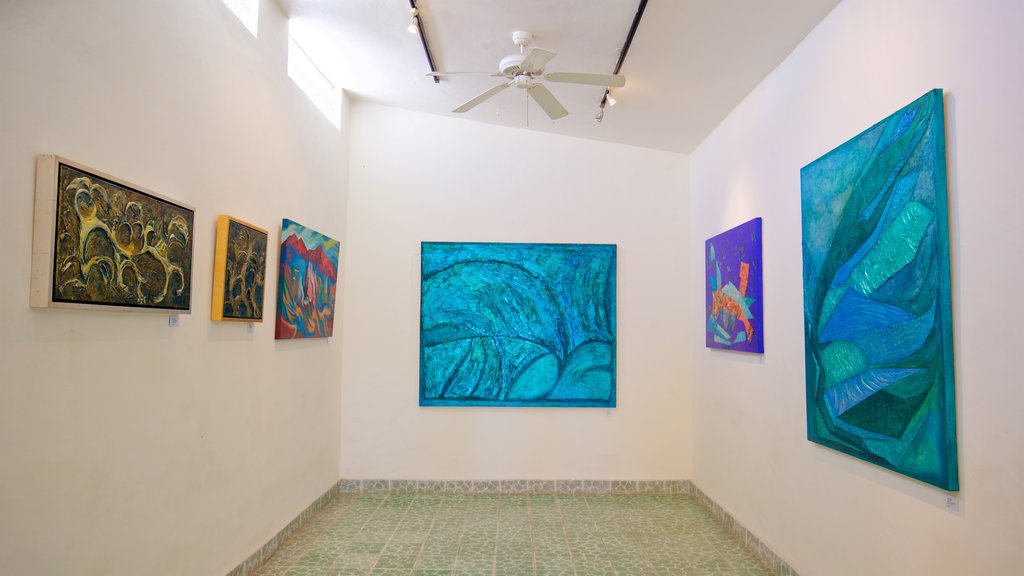 Logan Gallery featuring interior views and art