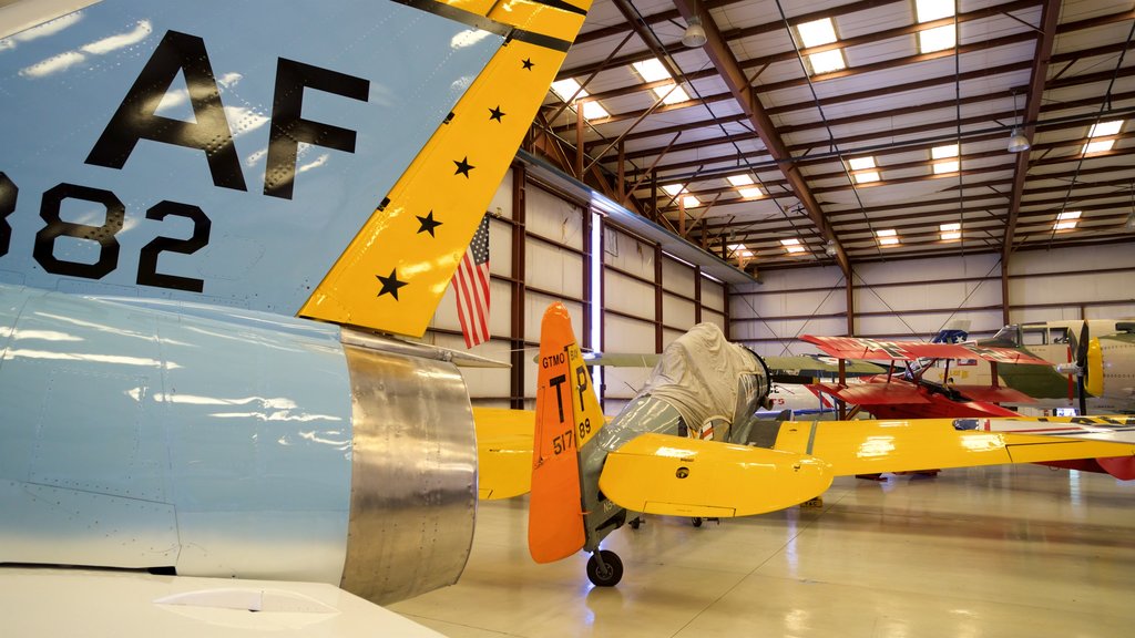 Valiant Air Command Warbird Museum showing interior views