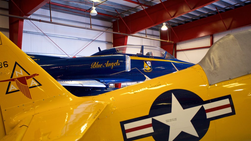 Valiant Air Command Warbird Museum featuring interior views