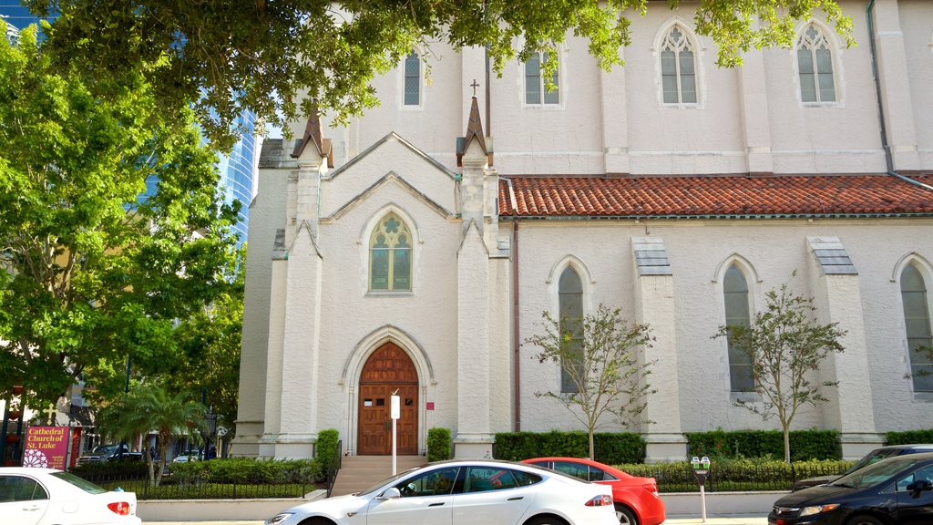 Cathedral Church of St. Luke showing heritage architecture and a church or cathedral