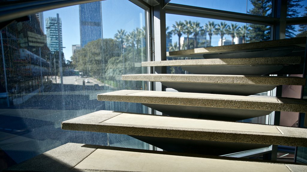 Swan Bells Belltower showing interior views