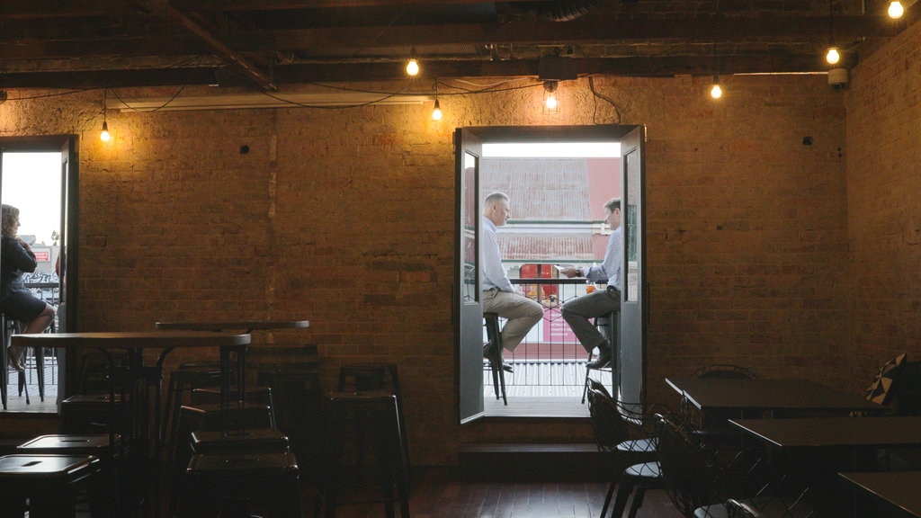 The Catchment Brewing Co. showing a bar and interior views as well as a couple