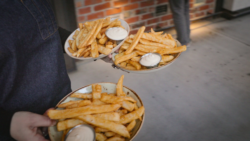 Stomping Ground Brewery which includes food