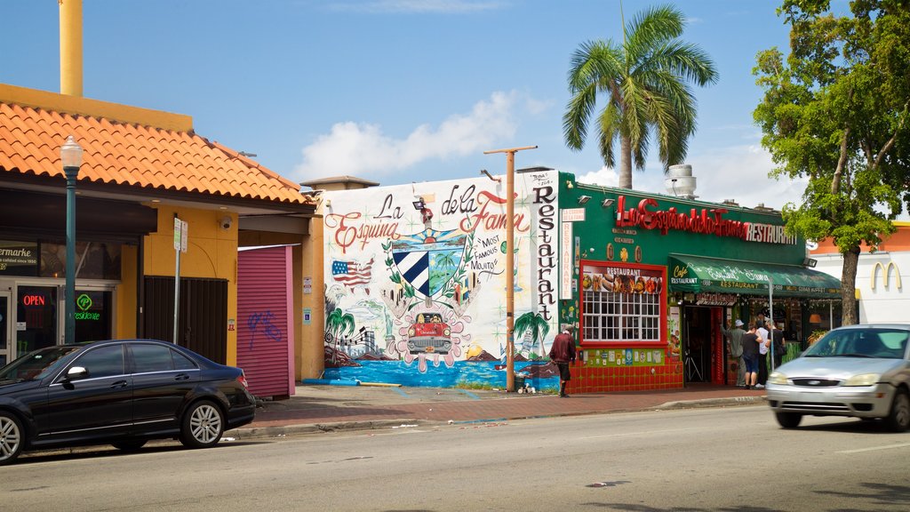 Little Havana som omfatter udendørs kunst