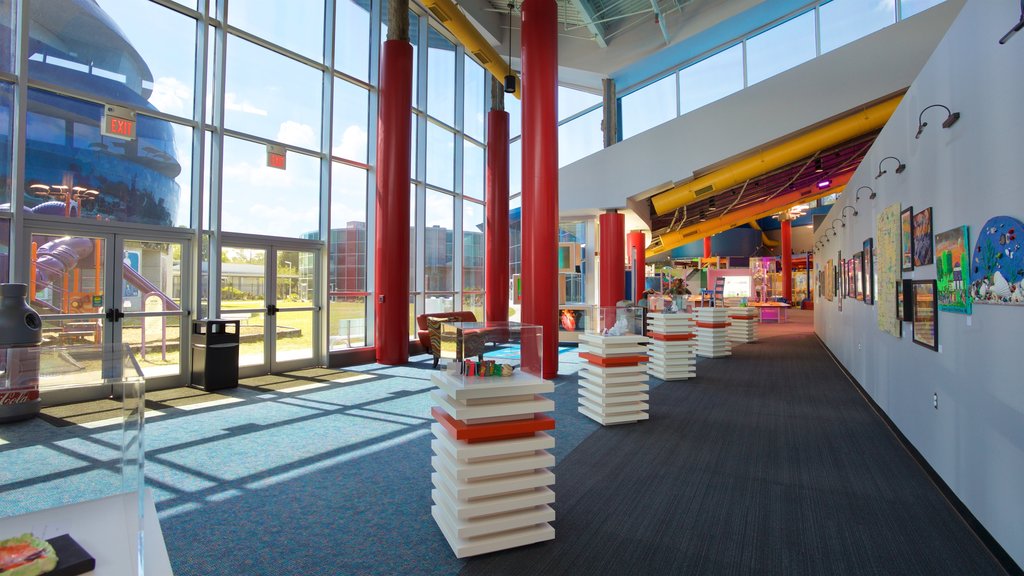 Museum of Science and Industry showing interior views