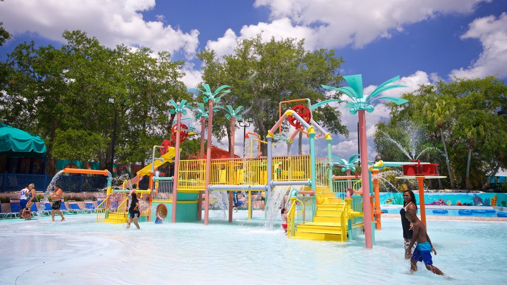 Adventure Island showing a water park