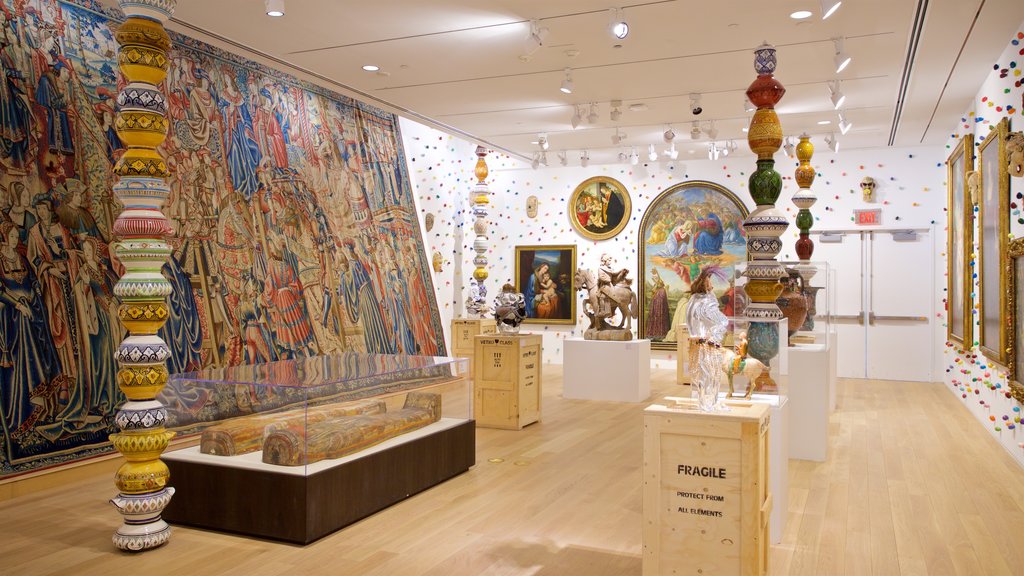 Bass Museum of Art toont interieur en kunst