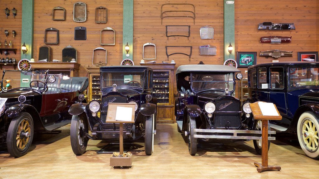 Fort Lauderdale Antique Car Museum which includes heritage elements and interior views