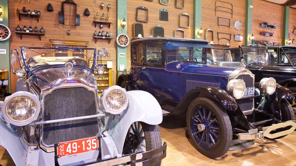 Fort Lauderdale Antique Car Museum which includes heritage elements and interior views