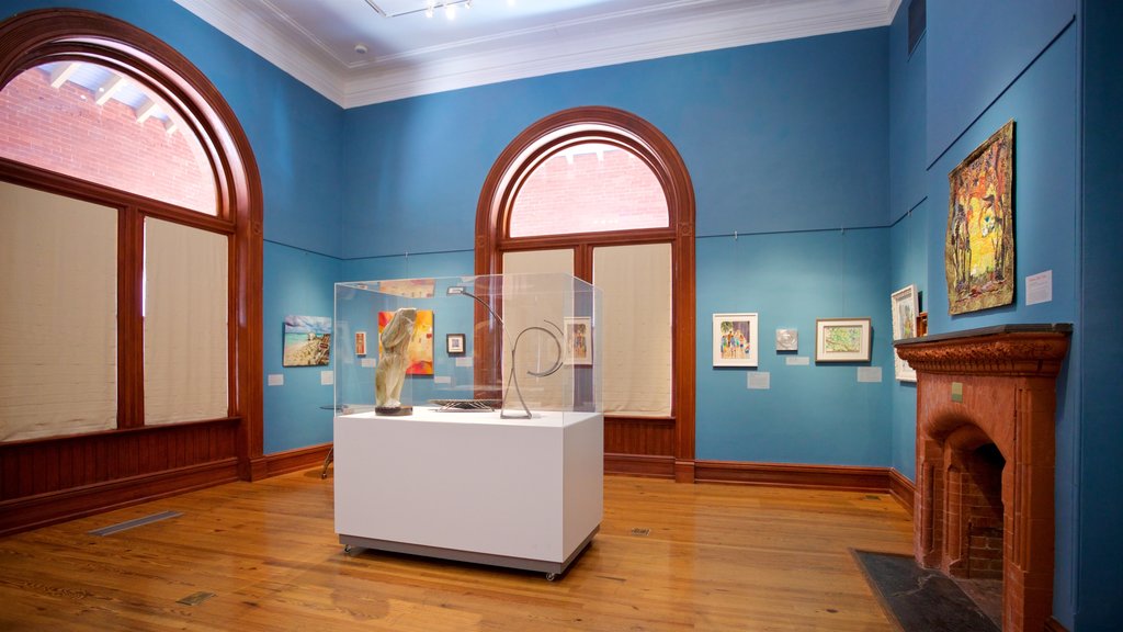 Custom House Museum featuring interior views and art