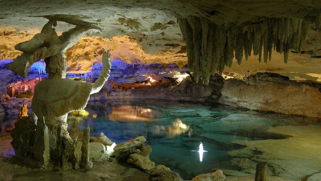 Ecopark Kantun Chi showing caves