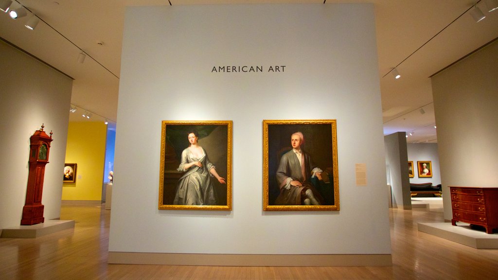 Dallas Museum of Art qui includes vues intérieures