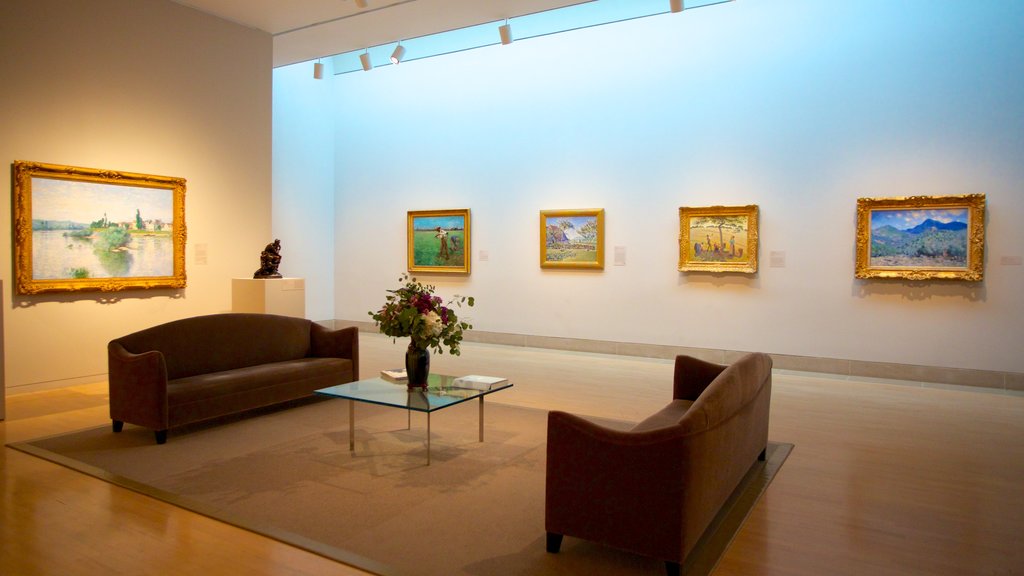 Dallas Museum of Art featuring interior views