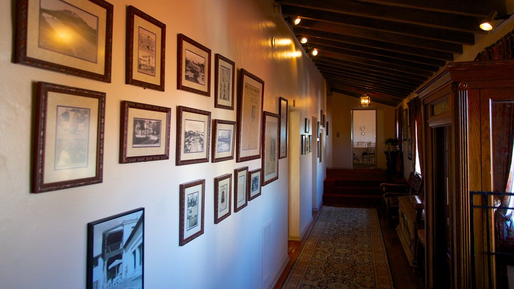 Wrigley Mansion featuring art and interior views