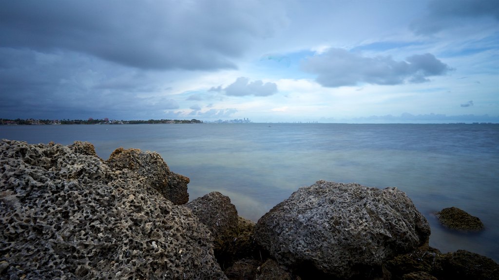 Miami que incluye vista general a la costa y costa escarpada