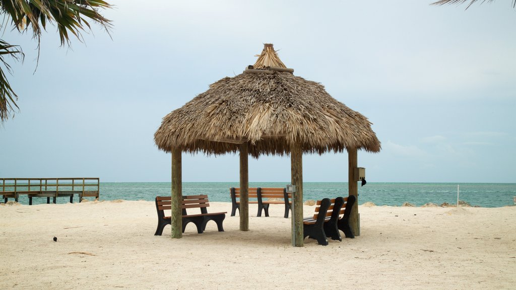 Sunset Park Beach which includes general coastal views, a sandy beach and tropical scenes