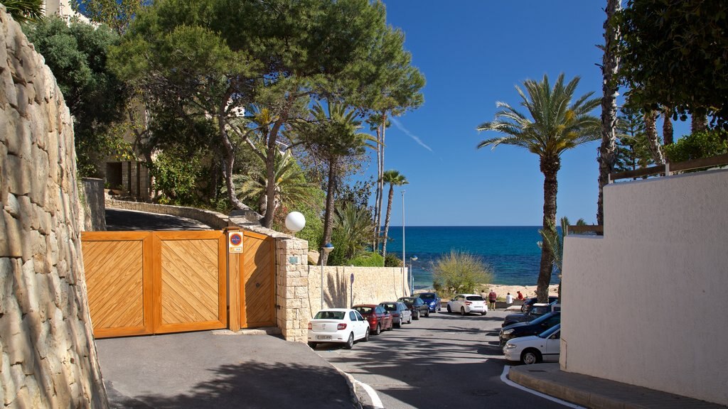 Cabo de las Huertas showing a coastal town