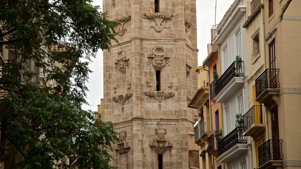 Santa Catalina Church and Tower featuring heritage elements