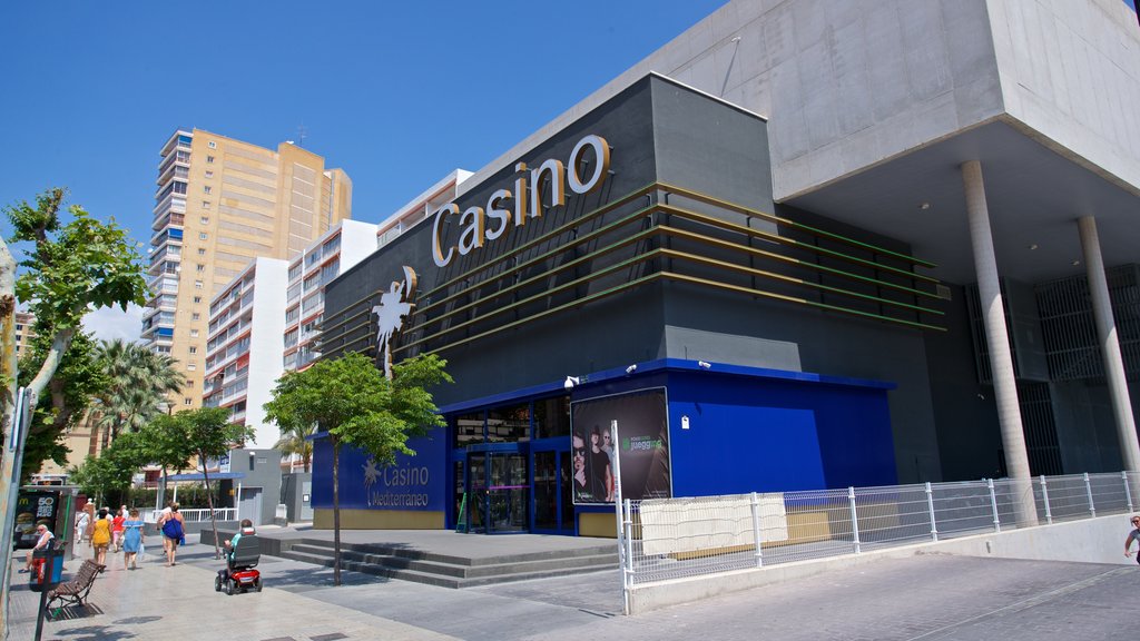 Casino Mediterraneo Benidorm showing signage