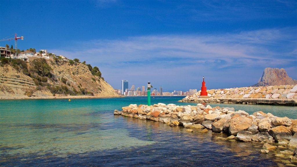 Puerto Blanco Beach which includes general coastal views