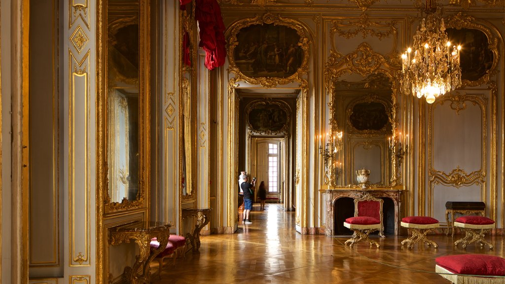 Rohan Palace featuring interior views, château or palace and heritage elements