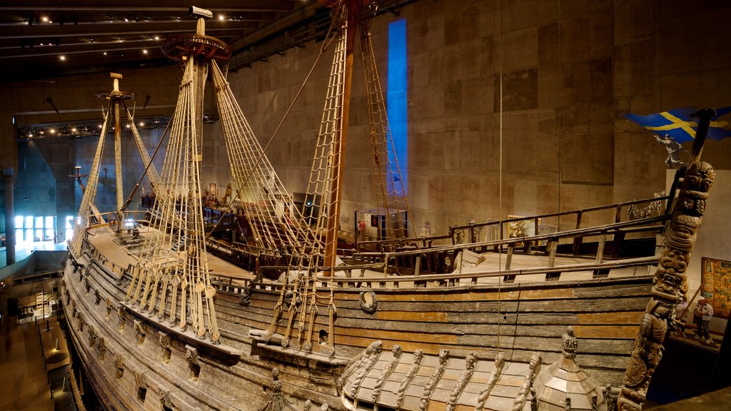 Vasamuseet caracterizando elementos de patrimônio