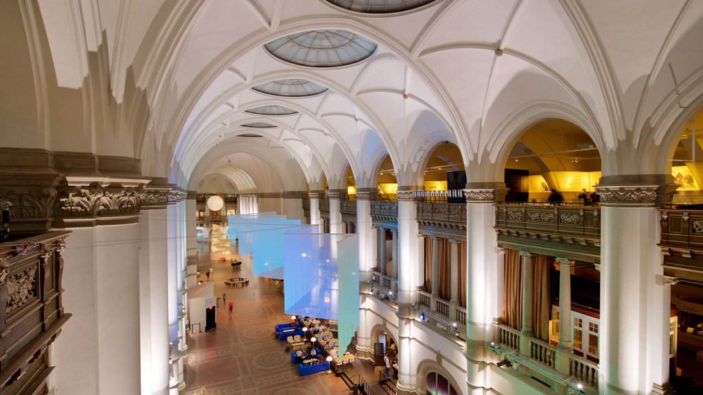 Nordic Museum showing heritage elements and interior views