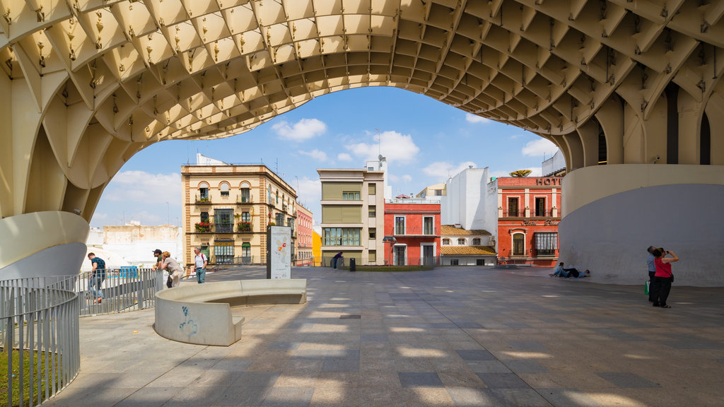 Metropol Parasol featuring modern architecture