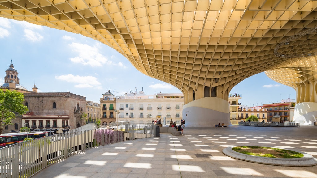 Metropol Parasol caracterizando arquitetura moderna