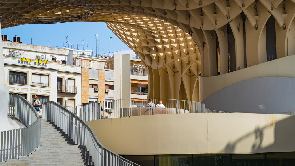 Metropol Parasol featuring modern architecture