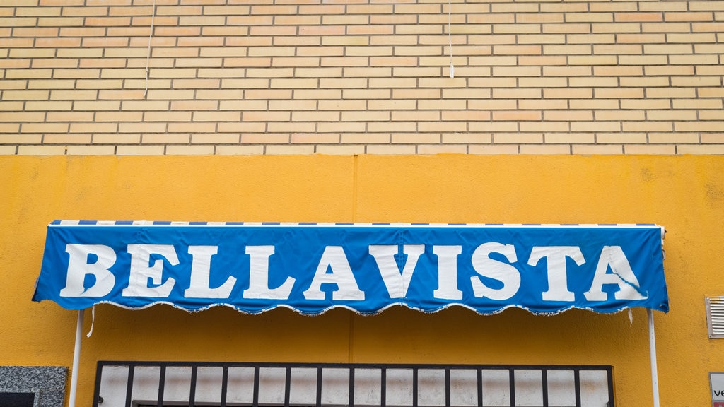 Bellavista showing signage