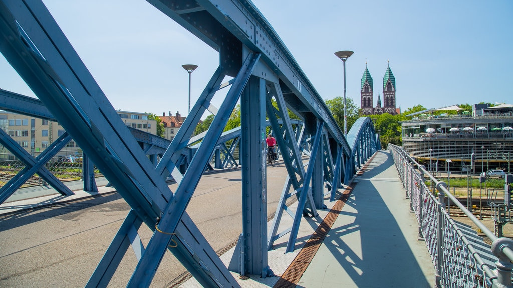 Blue Bridge showing a bridge