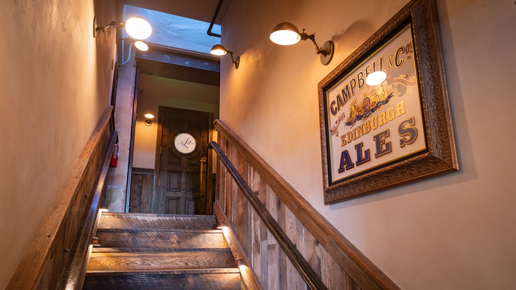 Portland showing signage and interior views