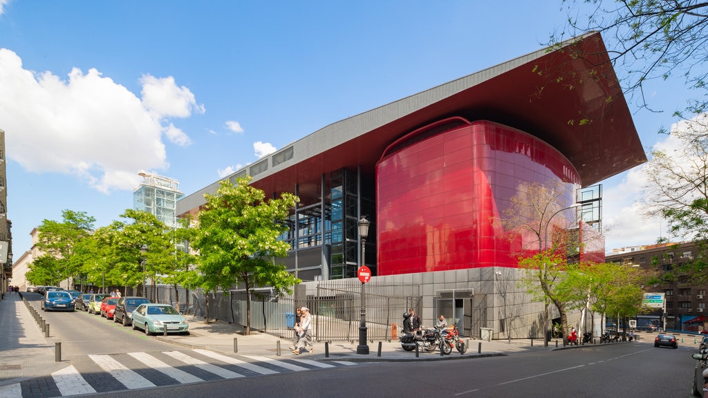 Museo Nacional Centro de Arte Reina Sofia showing modern architecture