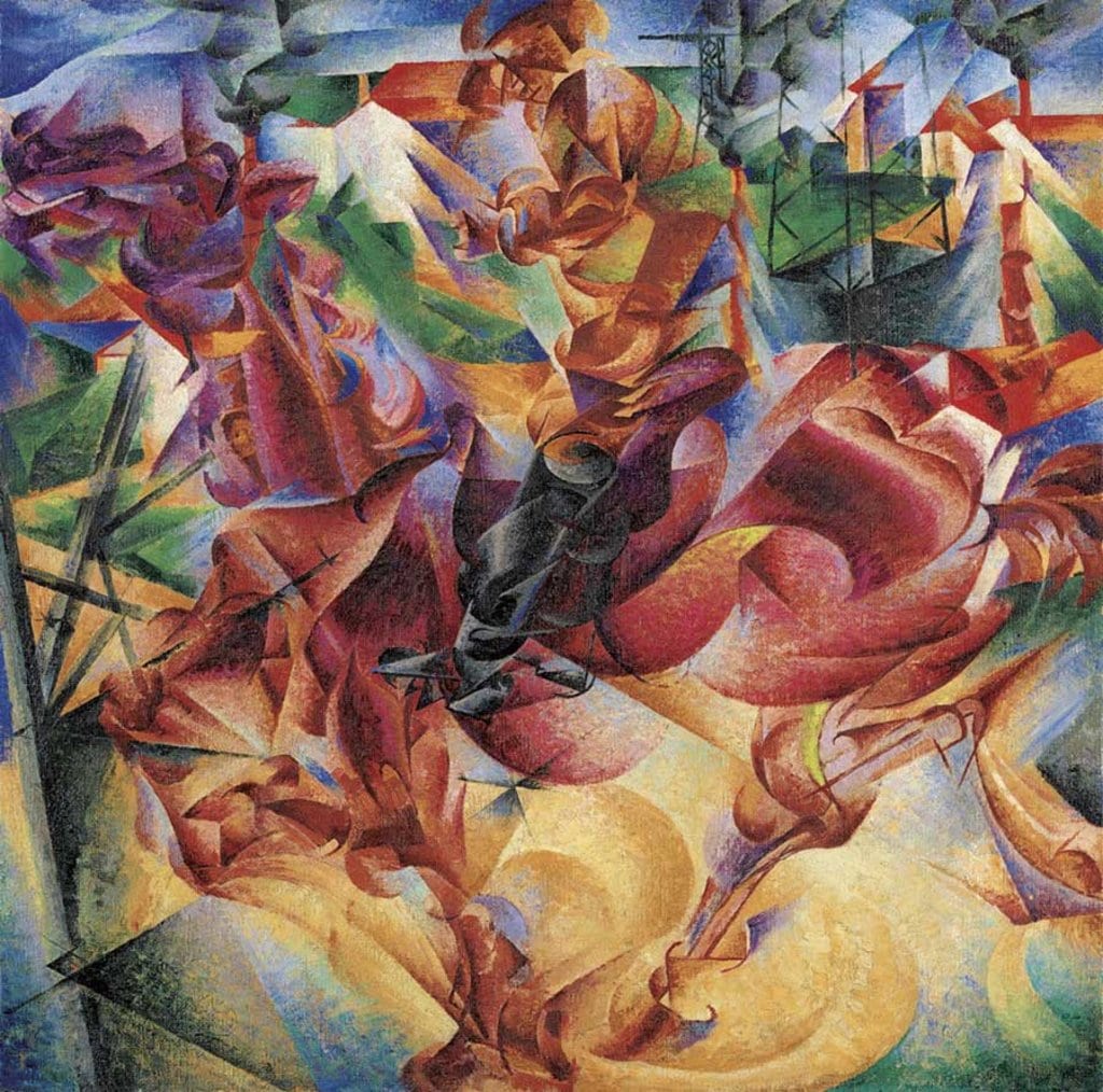 Museo del Novecento, Elasticità, Umberto Boccioni -  , via Wikimedia Commons