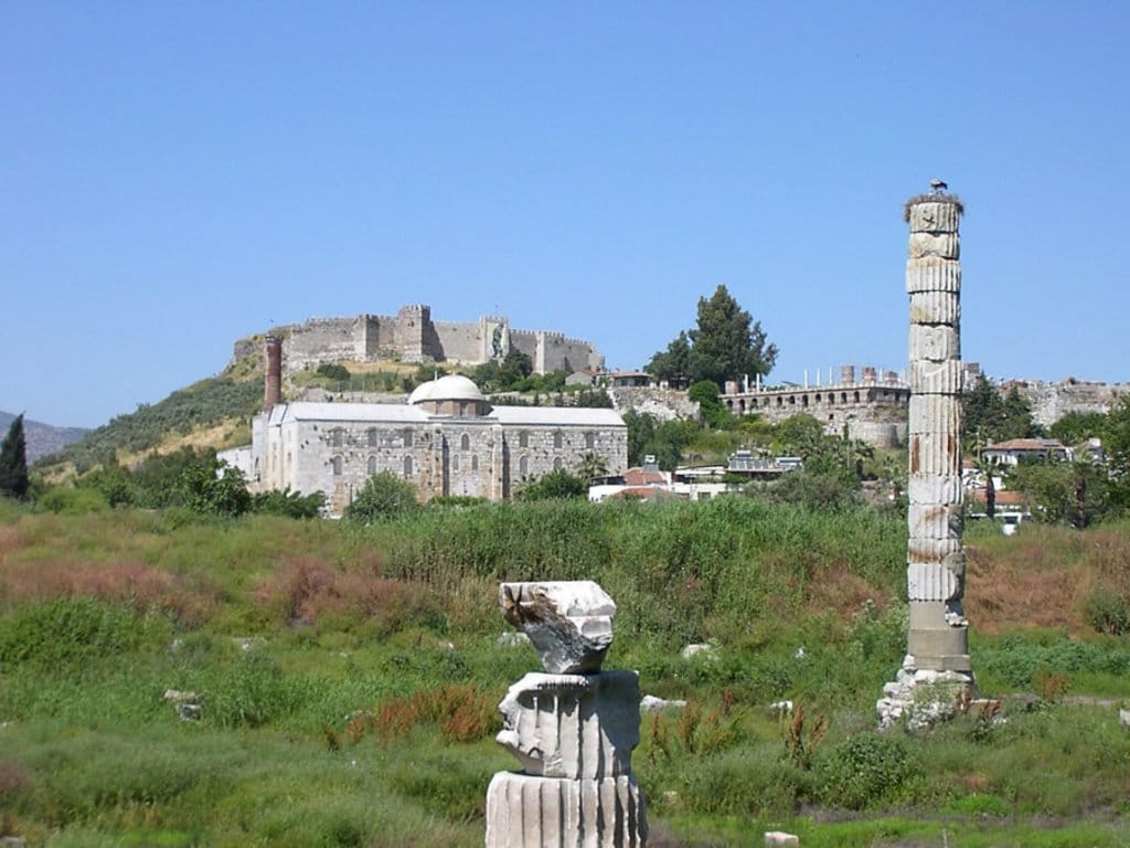 I resti del Tempio di Artemide a Efeso - Le 7meraviglie del mondo antico