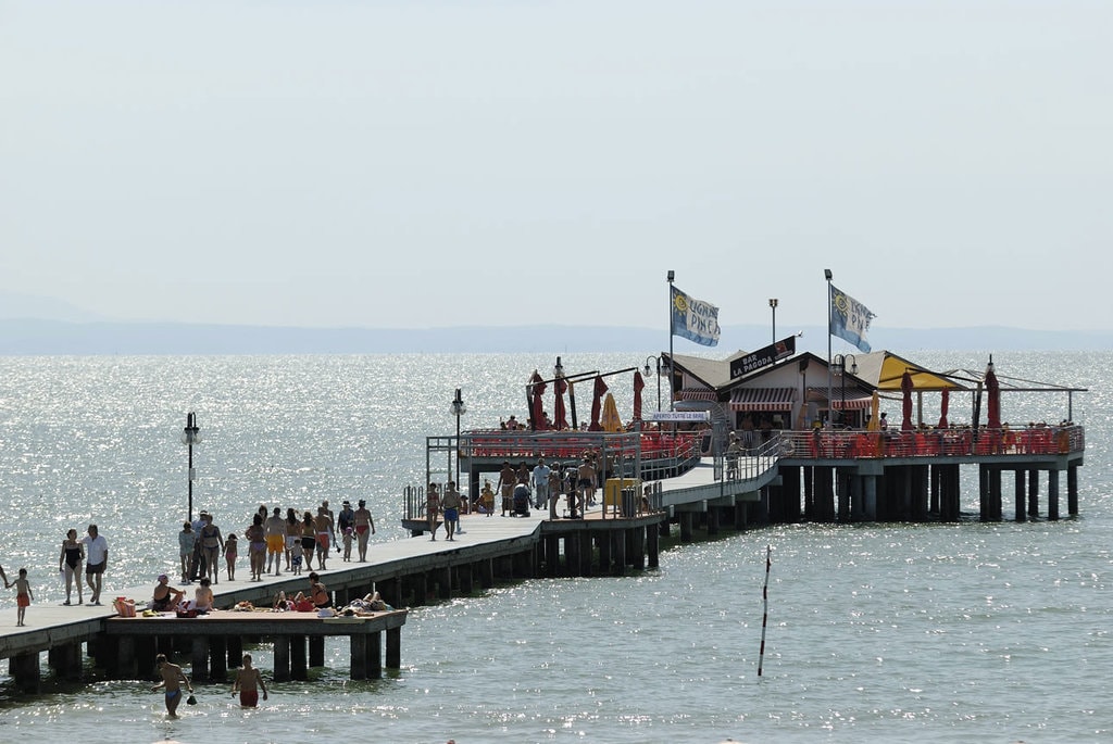 La celebre Terrazza a Mare di Lignano