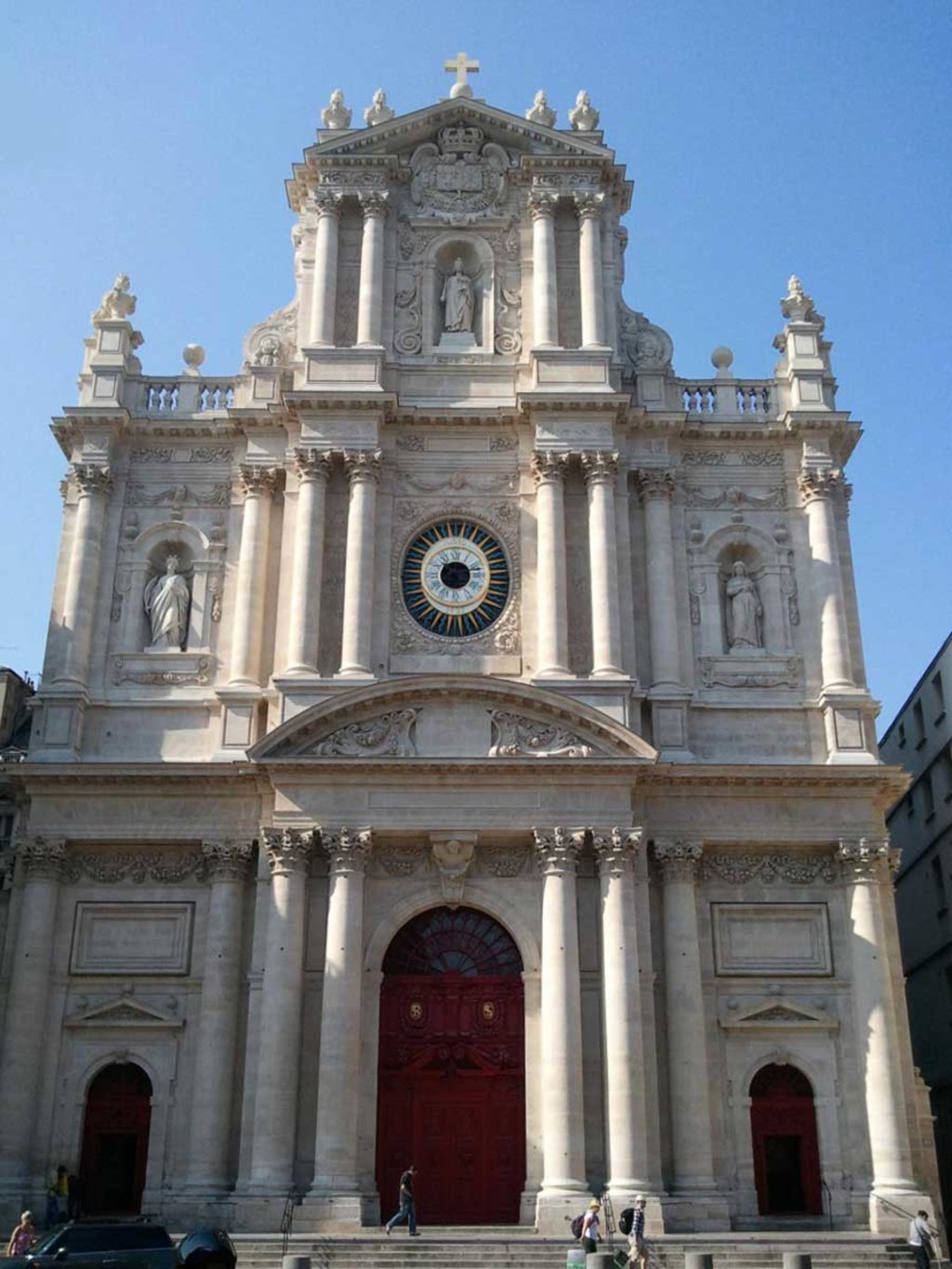 La facciata della chiesa Saint-Paul-Saint-Louis - By Parsifall (Own work)  , via Wikimedia Commons