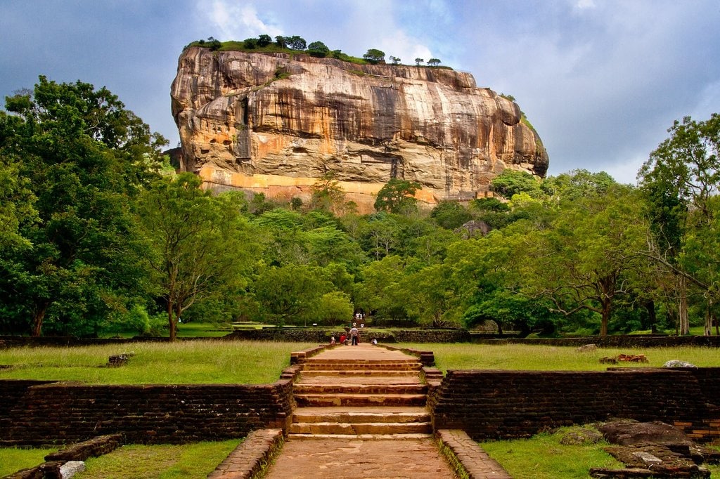 Il sito archeologico Sigiriya, nello Sri Lanka centrale