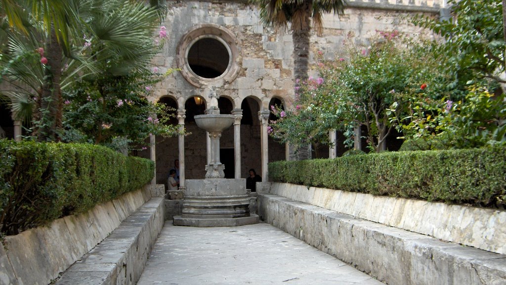 Rector\'s Palace showing a castle and heritage architecture