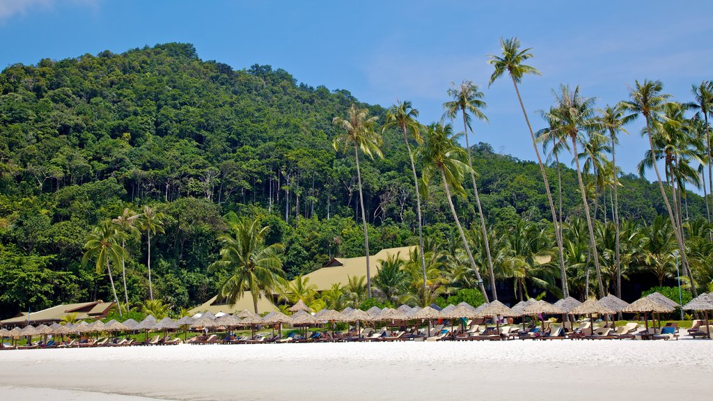 Redang Island which includes a beach, landscape views and island images