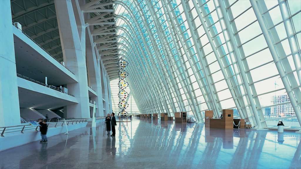 City of Arts and Sciences which includes interior views