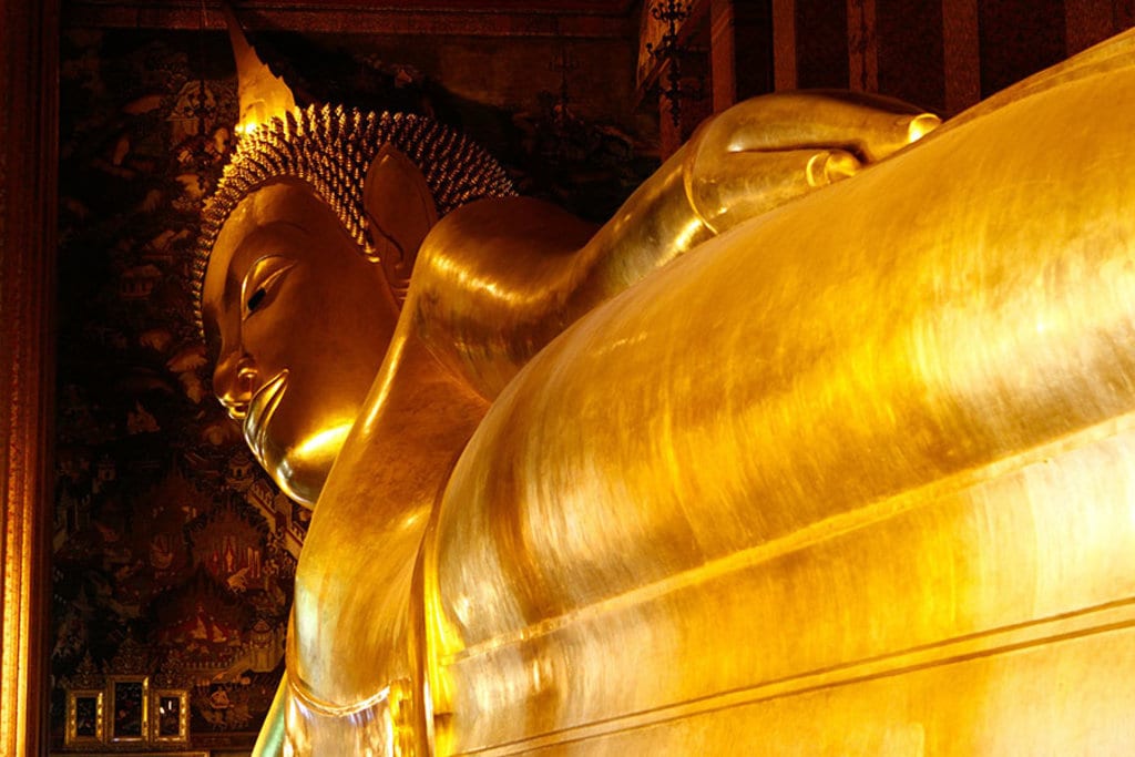Buddha disteso. Fonte Pixabay