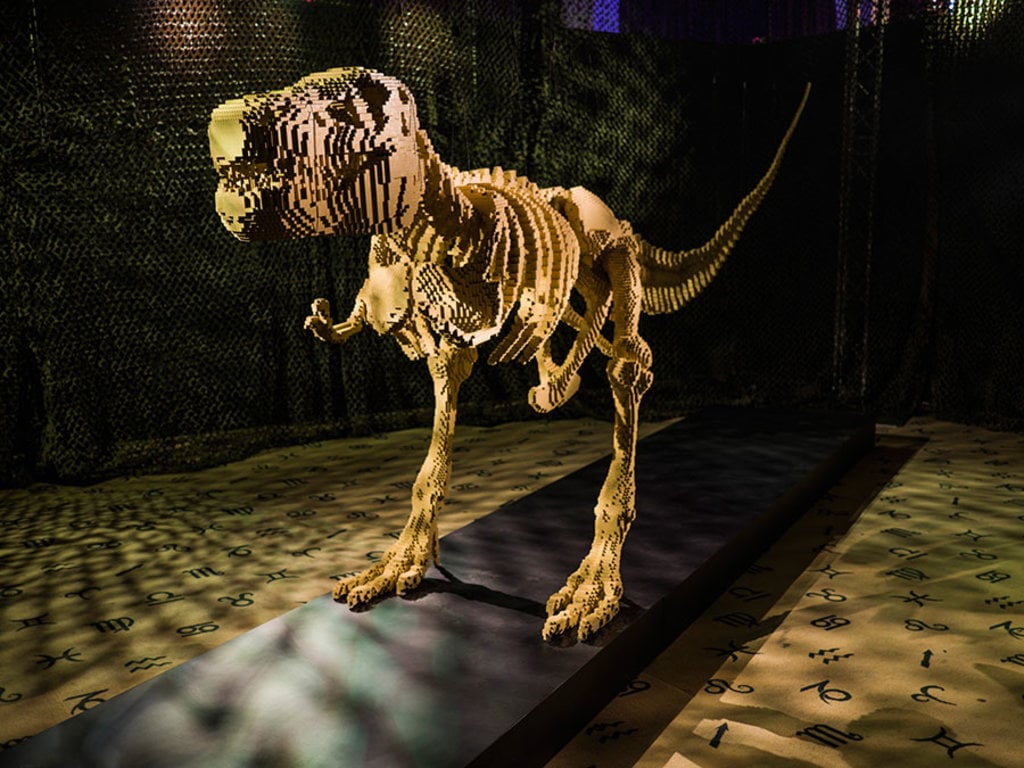 Un'intera esposizione dedicata ai mattoncini Lego in scena fino al 12 giugno. © Immagine: © The art of the Brick.