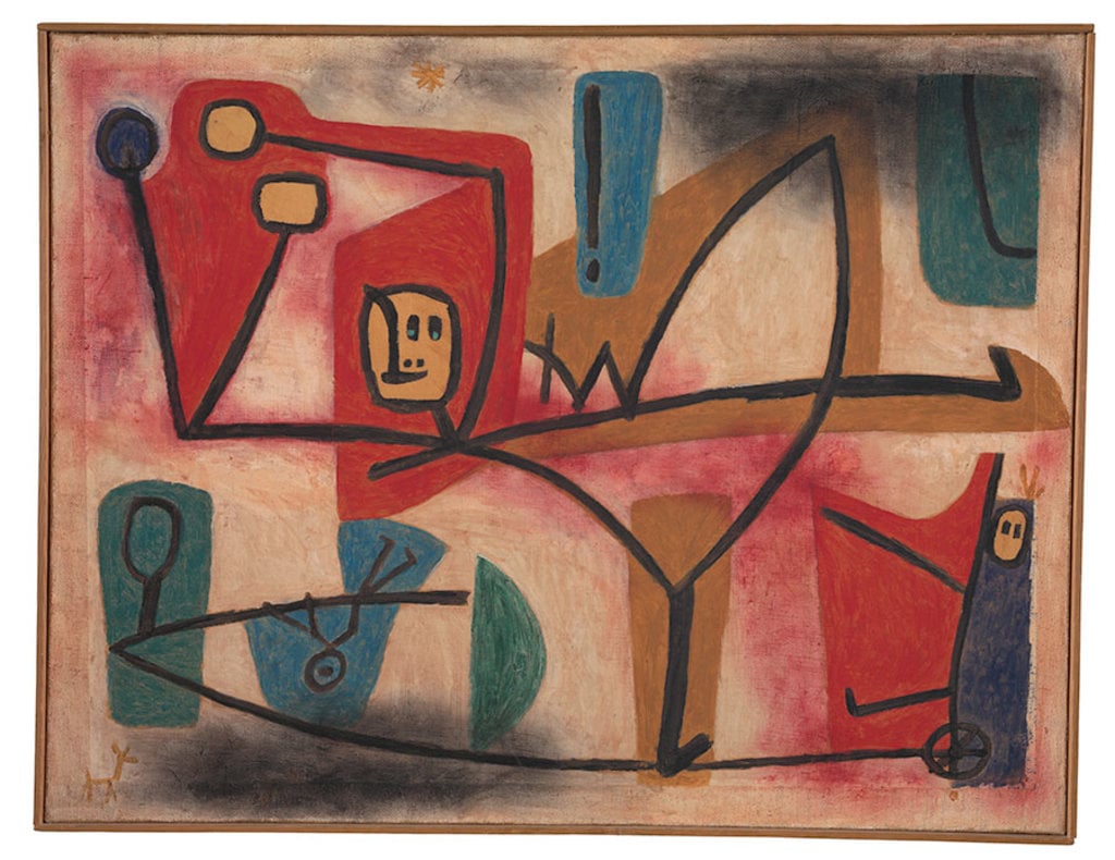 Paul Klee, Ubermut Exubérance, 1939, Zentrum Paul Klee Berne © Centre Pompidou 2016