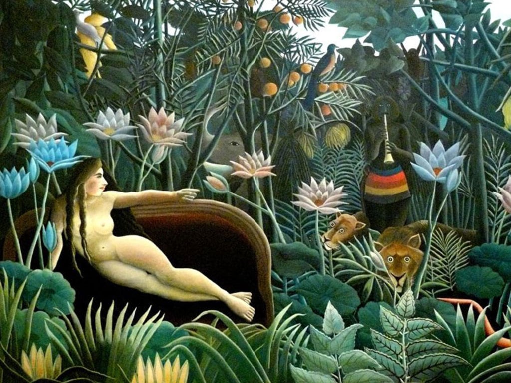 Henri Rousseau, Le rêve, 1910, New York, MoMA © 2016. Digital image, The Museum of Modern Art, New York/Scala, Florence By Wikipedia Loves Art participant 