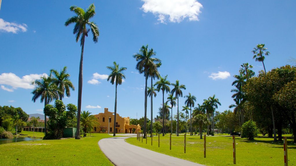 Miami Springs featuring landscape views, tropical scenes and a park