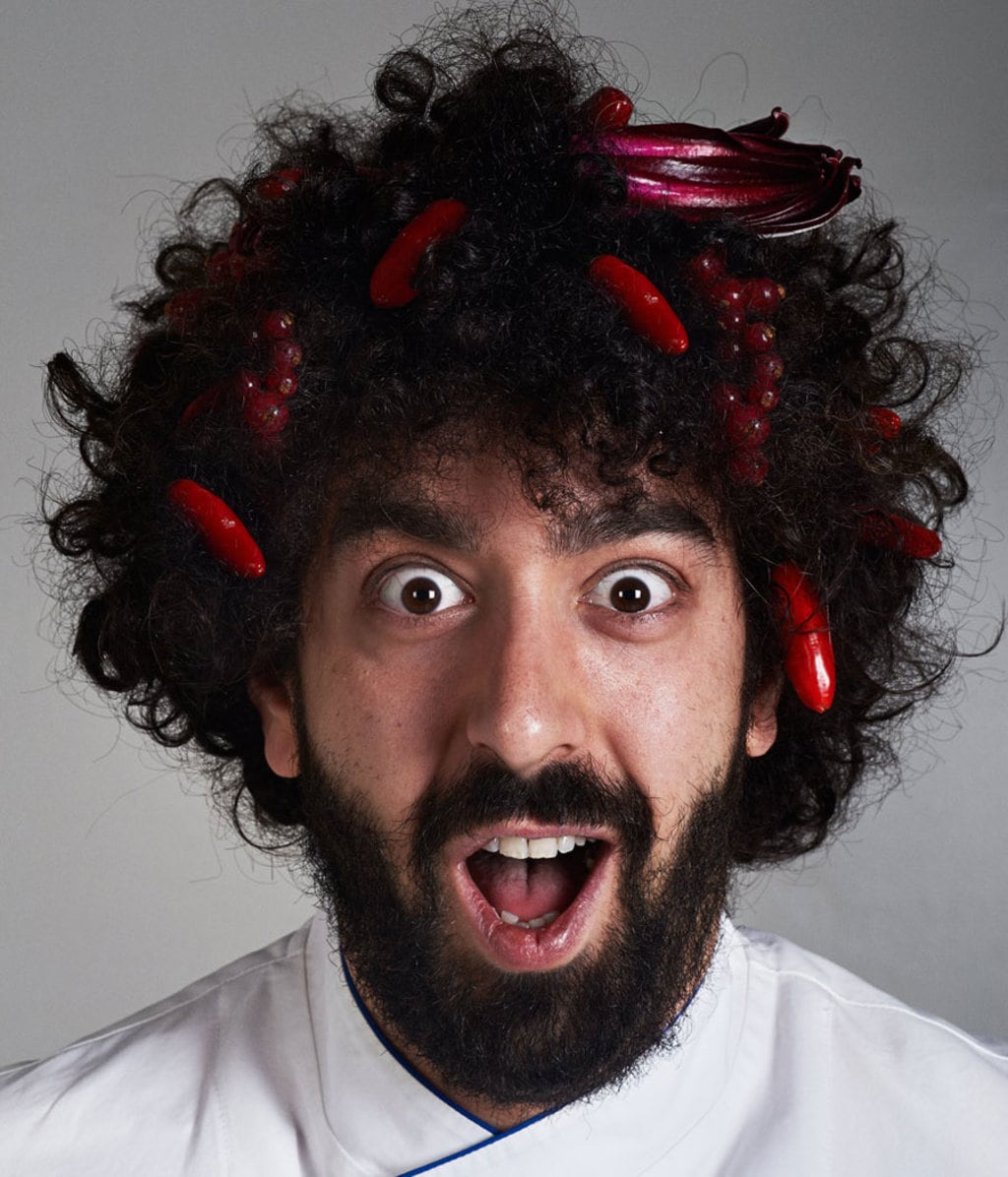 Lo chef Valerio Centofanti. Courtesy of Jeunes Restaurateurs d'Europe-Italia