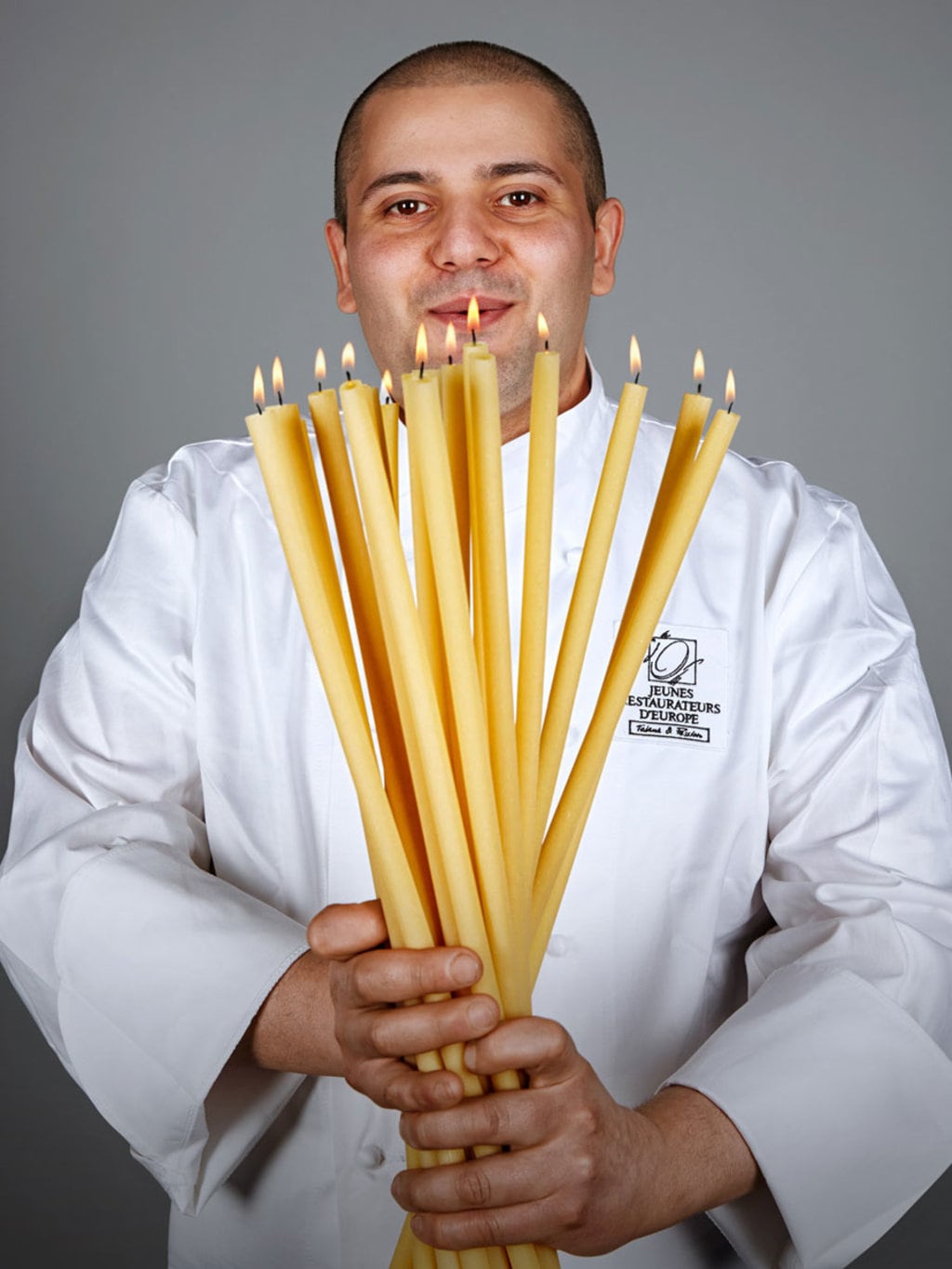 Lo chef Giulio Coppola. Courtesy of Jeunes Restaurateurs d'Europe-Italia